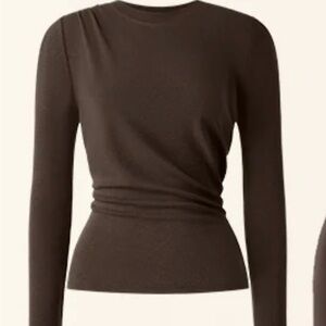 OGL Chocolate Long Sleeve Top Small